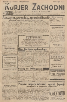 Kurjer Zachodni Iskra. R.25, 1934, nr 116