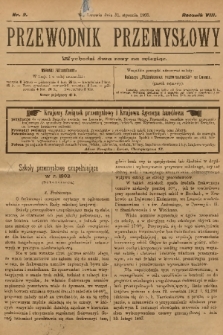 Przewodnik Przemysłowy. R.8, 1903, nr 2