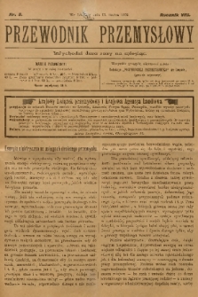Przewodnik Przemysłowy. R.8, 1903, nr 5