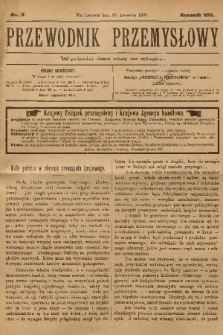 Przewodnik Przemysłowy. R.8, 1903, nr 8