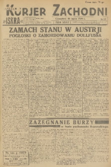 Kurjer Zachodni Iskra. R.25, 1934, nr 202