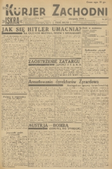 Kurjer Zachodni Iskra. R.25, 1934, nr 222