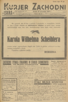 Kurjer Zachodni Iskra. R.25, 1934, nr 257