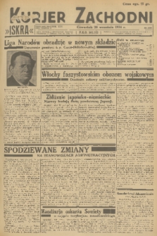 Kurjer Zachodni Iskra. R.25, 1934, nr 258