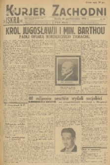 Kurjer Zachodni Iskra. R.25, 1934, nr 278