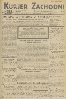 Kurjer Zachodni Iskra. R.25, 1934, nr 321