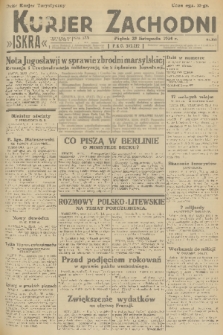 Kurjer Zachodni Iskra. R.25, 1934, nr 322