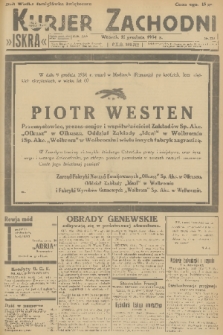 Kurjer Zachodni Iskra. R.25, 1934, nr 339