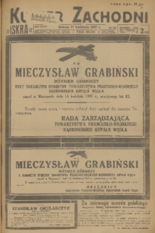 Kurjer Zachodni Iskra. R.28, 1937, nr 105