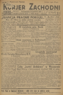 Kurjer Zachodni Iskra. R.28, 1937, nr 107