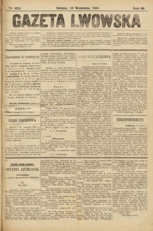 Gazeta Lwowska. 1896, nr 215