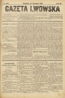 Gazeta Lwowska. 1896, nr 216