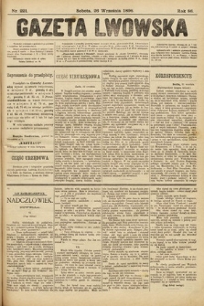 Gazeta Lwowska. 1896, nr 221