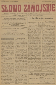 Słowo Zamojskie : tygodnik, poświęcony sprawom społecznym i gospodarczym, naukowym i literackim. R.1, 1929, nr 9