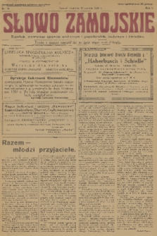 Słowo Zamojskie : tygodnik, poświęcony sprawom społecznym i gospodarczym, naukowym i literackim. R.1, 1929, nr 10