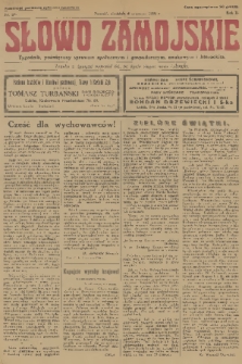 Słowo Zamojskie : tygodnik, poświęcony sprawom społecznym i gospodarczym, naukowym i literackim. R.2, 1930, nr 23
