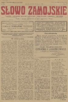 Słowo Zamojskie : tygodnik, poświęcony sprawom społecznym i gospodarczym, naukowym i literackim. R.2, 1930, nr 32