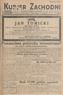 Kurjer Zachodni Iskra. R.26, 1935, nr 284
