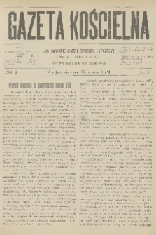Gazeta Kościelna : pismo poświęcone sprawom kościelnym i społecznym : organ duchowieństwa. R.1, 1893, nr 7