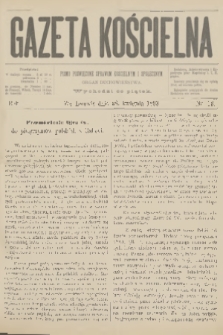 Gazeta Kościelna : pismo poświęcone sprawom kościelnym i społecznym : organ duchowieństwa. R.1, 1893, nr 13