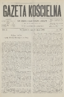 Gazeta Kościelna : pismo poświęcone sprawom kościelnym i społecznym : organ duchowieństwa. R.1, 1893, nr 26