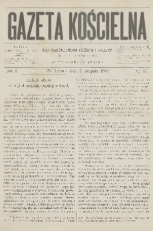 Gazeta Kościelna : pismo poświęcone sprawom kościelnym i społecznym : organ duchowieństwa. R.1, 1893, nr 27