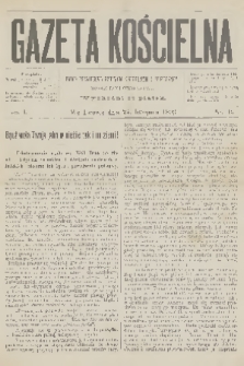 Gazeta Kościelna : pismo poświęcone sprawom kościelnym i społecznym : organ duchowieństwa. R.1, 1893, nr 43