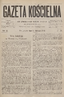 Gazeta Kościelna : pismo poświęcone sprawom kościelnym i społecznym : organ duchowieństwa. R.2, 1894, nr 32