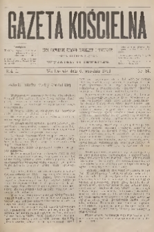 Gazeta Kościelna : pismo poświęcone sprawom kościelnym i społecznym : organ duchowieństwa. R.2, 1894, nr 36