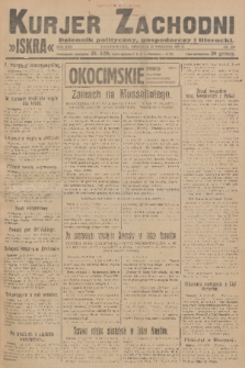 Kurjer Zachodni Iskra : dziennik polityczny, gospodarczy i literacki. R.17, 1926, nr 209