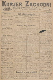 Kurjer Zachodni Iskra : dziennik polityczny, gospodarczy i literacki. R.17, 1926, nr 212