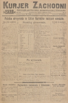 Kurjer Zachodni Iskra : dziennik polityczny, gospodarczy i literacki. R.17, 1926, nr 213