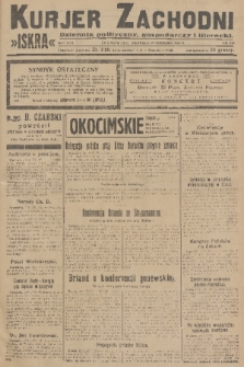Kurjer Zachodni Iskra : dziennik polityczny, gospodarczy i literacki. R.17, 1926, nr 215