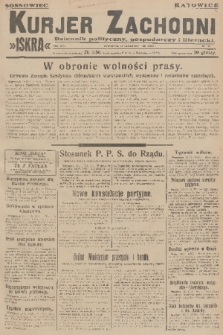 Kurjer Zachodni Iskra : dziennik polityczny, gospodarczy i literacki. R.17, 1926, nr 265