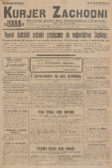 Kurjer Zachodni Iskra : dziennik polityczny, gospodarczy i literacki. R.17, 1926, nr 274