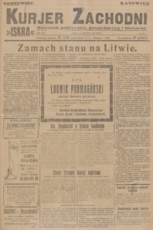 Kurjer Zachodni Iskra : dziennik polityczny, gospodarczy i literacki. R.17, 1926, nr 302