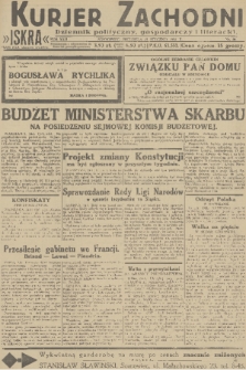 Kurjer Zachodni Iskra : dziennik polityczny, gospodarczy i literacki. R.22, 1931, nr 20