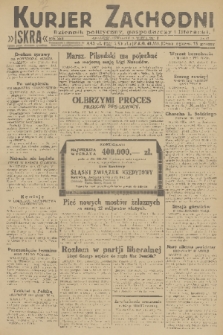 Kurjer Zachodni Iskra : dziennik polityczny, gospodarczy i literacki. R.22, 1931, nr 65