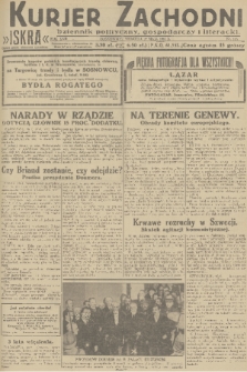 Kurjer Zachodni Iskra : dziennik polityczny, gospodarczy i literacki. R.22, 1931, nr 113