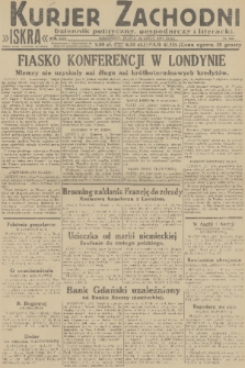 Kurjer Zachodni Iskra : dziennik polityczny, gospodarczy i literacki. R.22, 1931, nr 168