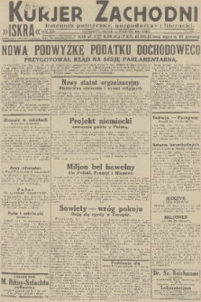 Kurjer Zachodni Iskra : dziennik polityczny, gospodarczy i literacki. R.22, 1931, nr 209