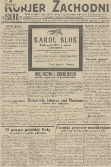 Kurjer Zachodni Iskra : dziennik polityczny, gospodarczy i literacki. R.22, 1931, nr 216