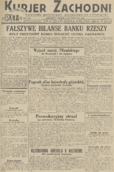 Kurjer Zachodni Iskra : dziennik polityczny, gospodarczy i literacki. R.22, 1931, nr 236