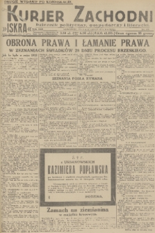 Kurjer Zachodni Iskra : dziennik polityczny, gospodarczy i literacki. R.22, 1931, nr 275 [po konfiskacie]