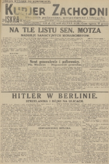 Kurjer Zachodni Iskra : dziennik polityczny, gospodarczy i literacki. R.22, 1931, nr 287 [po konfiskacie]