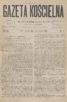 Gazeta Kościelna : pismo poświęcone sprawom kościelnym i społecznym : organ duchowieństwa. R.3, 1895, nr 11