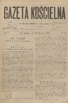 Gazeta Kościelna : pismo poświęcone sprawom kościelnym i społecznym : organ duchowieństwa. R.3, 1895, nr 48