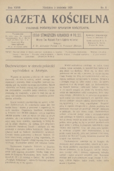 Gazeta Kościelna : tygodnik poświęcony sprawom kościelnym : organ stowarzyszeń kapłańskich w Polsce. R.32, 1925, nr 9