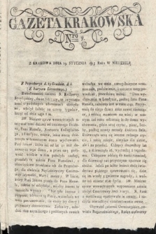Gazeta Krakowska. 1815 , nr 9