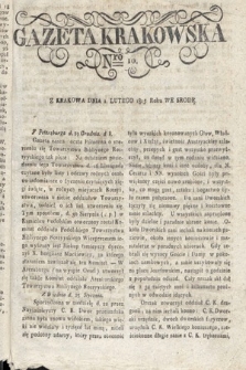 Gazeta Krakowska. 1815 , nr 10